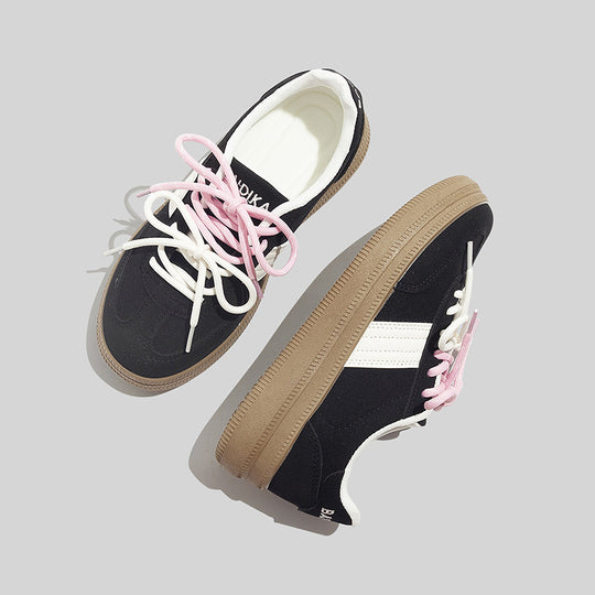 Damen Sportliche Sneakers mit gepolsterter Innensohle und rutschfester Gummisohle EB