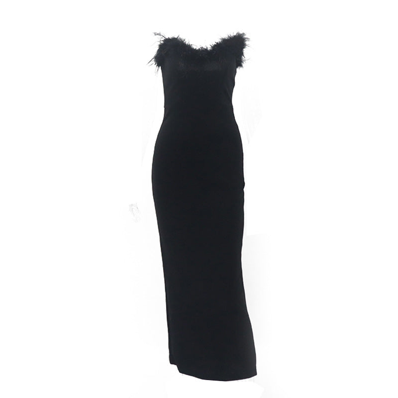 Damen Hochwertiges Sommerkleid mit feinem Spitzenbesatz EB