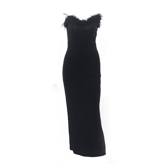 Damen Hochwertiges Sommerkleid mit feinem Spitzenbesatz EB