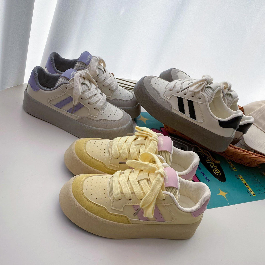 Damen Elegante Sneakers mit modischem Plateau und innovativem Schnürsystem EB