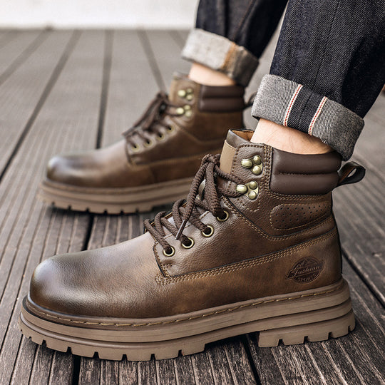 Damen Robuste Schnürboots mit rutschfester Profilsohle und isolierendem Innenfutter EB