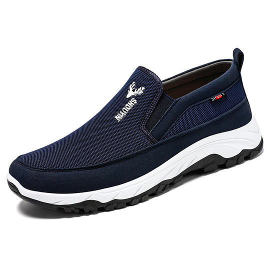 Damen Komfortable und atmungsaktive Slip-On Sneakers mit rutschfester Sohle EB