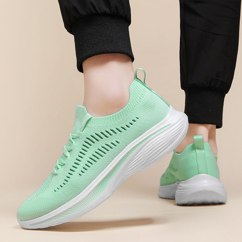 Damen Atmungsaktive Fitness Sneakers mit flexibler Laufsohle EB
