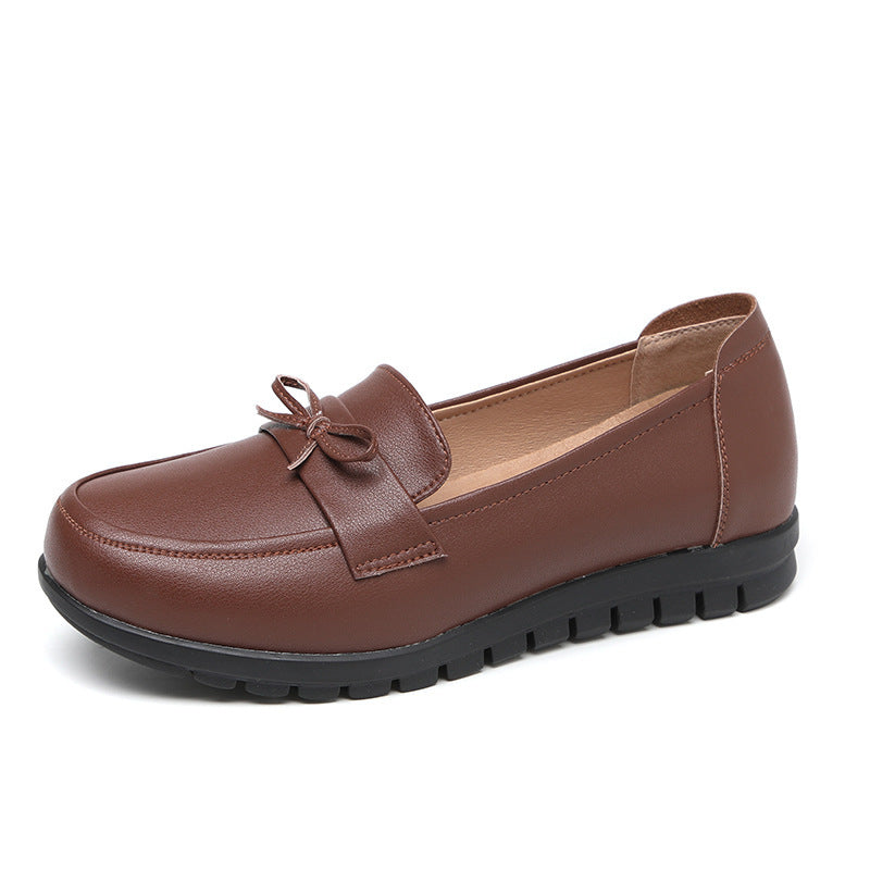 Damen Ballerinas mit eleganten Schleifenakzenten und rutschfester Sohle EB
