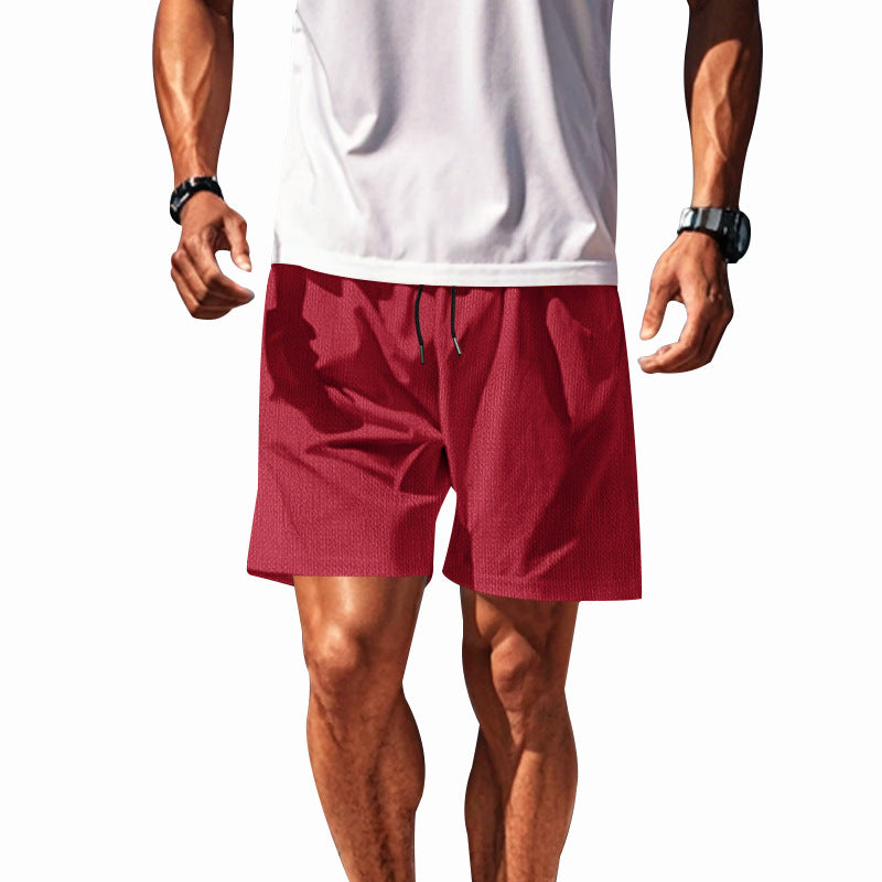 Herren nan zweilagige Badeshorts mit integrierter Kompressions-Innenhose und versteckter Handytasche EB