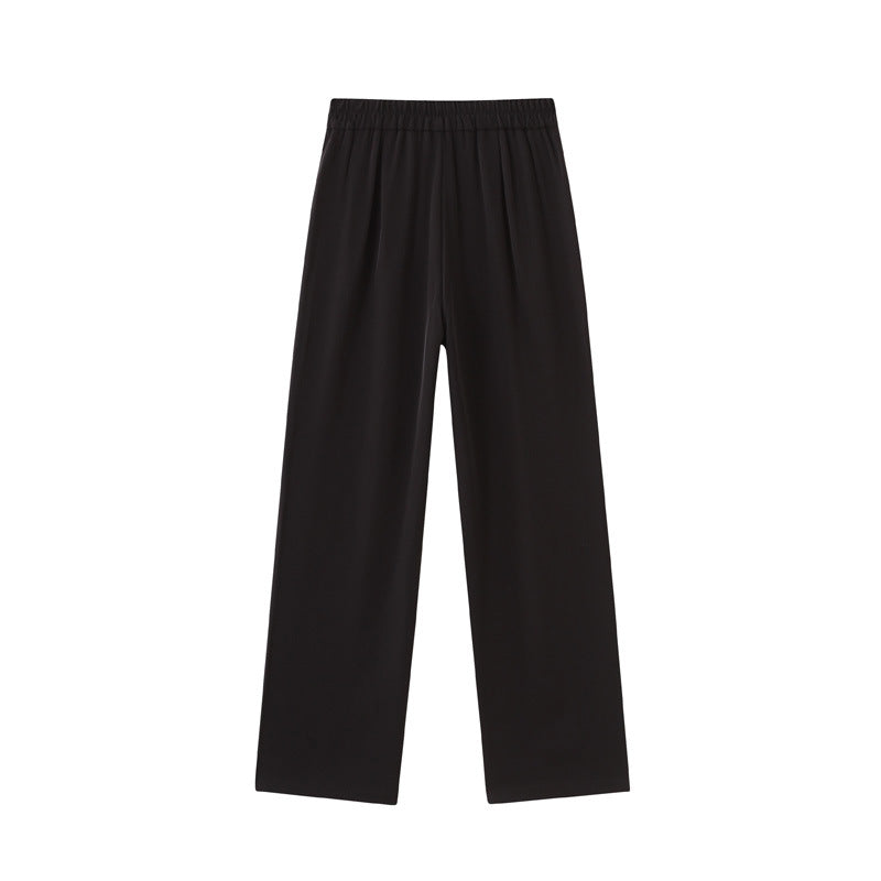 Damen Weit geschnittene Palazzo-Hose mit seitlichen Schlitzdetails EB