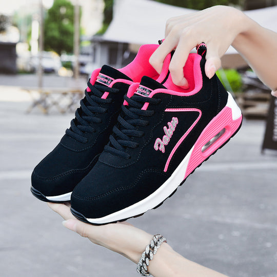 Damen Sportliche Sneakers mit atmungsaktiver Mesh-Oberfläche und dämpfendem Fußbett EB