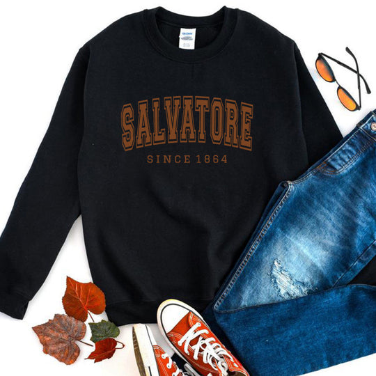 Damen Sweatshirt mit Vintage-Print und komfortablem Schnitt EB