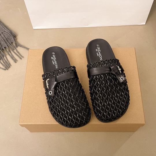 Damen moderne Slipper mit innovativem Waben-Design EB