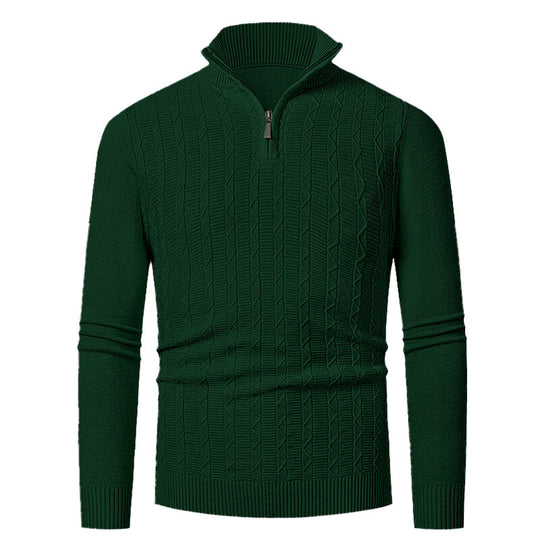 Herren Strickpullover mit Stehkragen EB