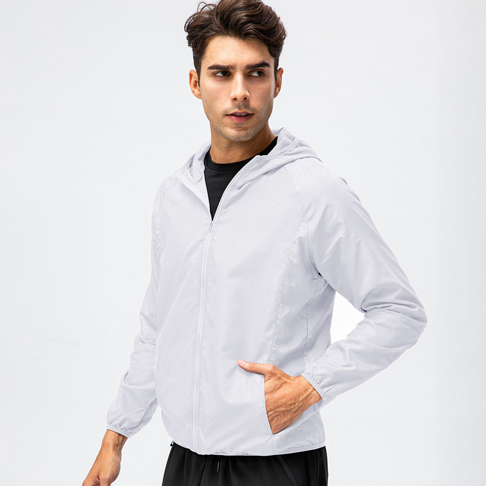Herren leichte Laufjacke mit atmungsaktiven Eigenschaften und reflektierendem Design EB
