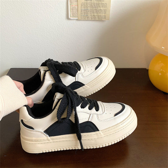 Damen Chunky Sneakers mit dicker Laufsohle und atmungsaktiven Einsätzen EB