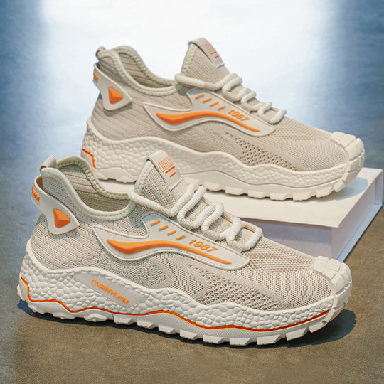 Damen Leichte Laufsneaker mit atmungsaktivem Obermaterial und dämpfender Sohle EB