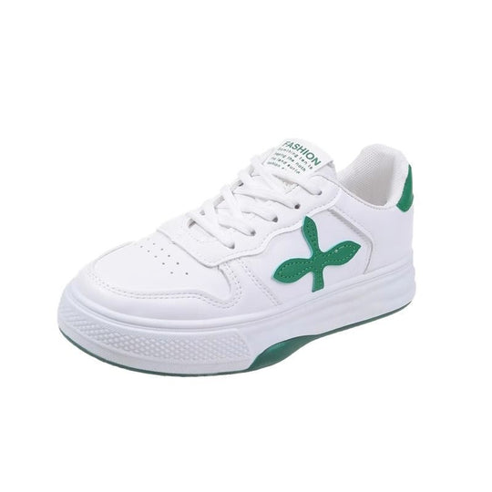 Damen Modische Freizeitsneaker mit atmungsaktiver Oberflächenstruktur EB