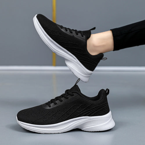 Damen Sportliche Laufschuhe aus atmungsaktivem Mesh mit flexibler Sohle EB