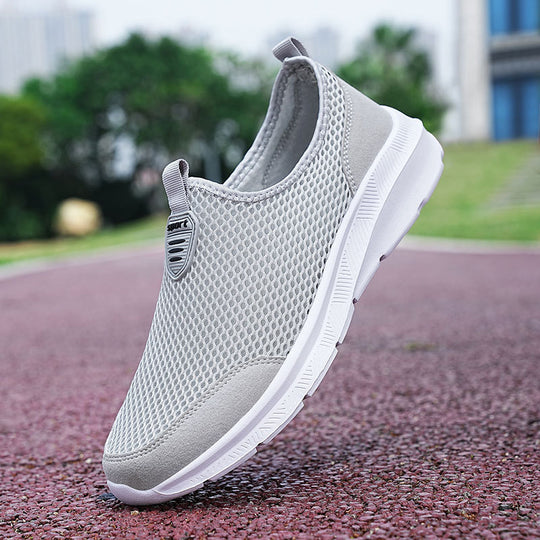 Damen Atmungsaktive Slip-On Freizeit-Sneaker mit rutschfester Sohle EB