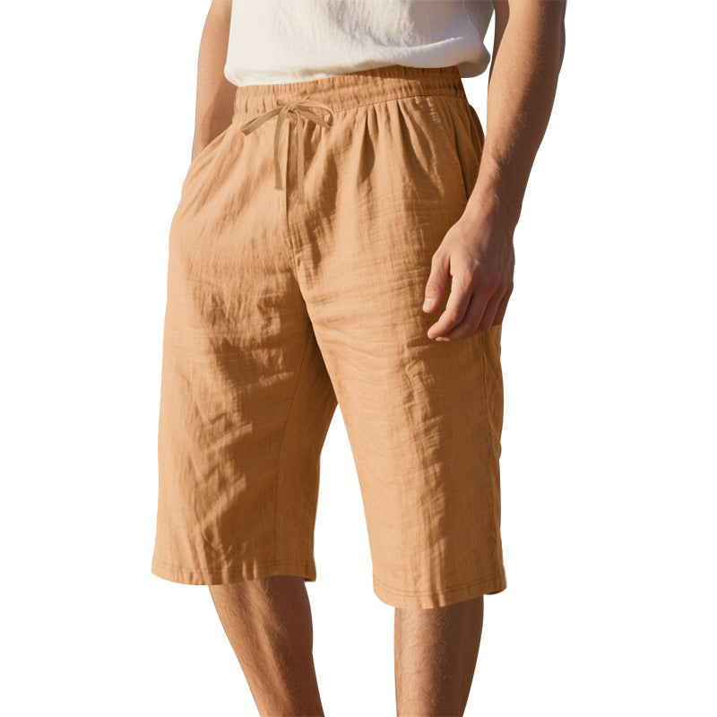 Herren leichte Freizeithose mit elastischem Bund und praktischen Taschen EB