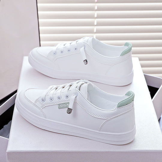 Damen Sportliche Sneakers mit seitlichem Logo und klassischem Design EB