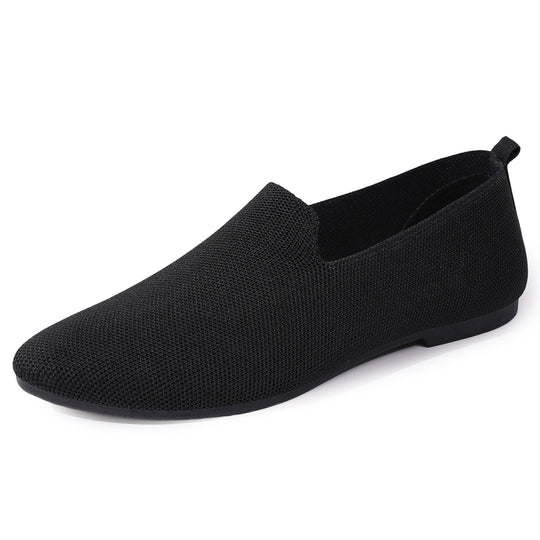 Damen nan leichte gestrickte Slipper mit Memory-Fußbett und rutschfester Sohle EB