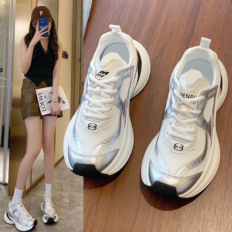 Damen Sportliche Sneakers mit innovativer Dämpfungstechnologie und atmungsaktiven Mesh-Einsätzen EB
