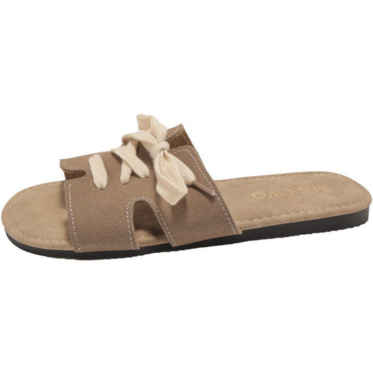 Damen Sandalen mit dekorativen Schleifenakzenten EB