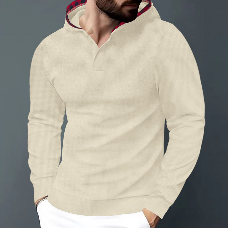 Herren modisches Poloshirt mit modernem Kragen EB