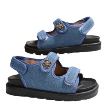 Damen Komfortable Sandalen mit verstellbarem Riemendesign EB