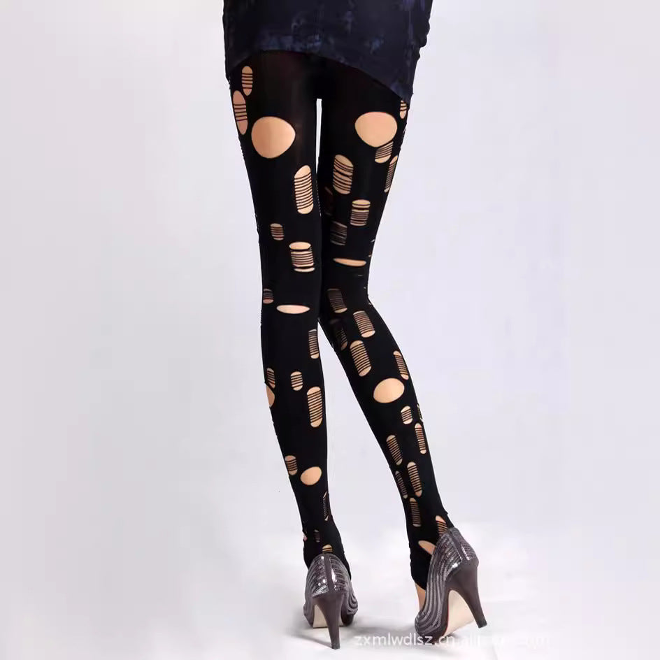 Damen High-Style Leggings mit dynamischen Cut-Outs EB
