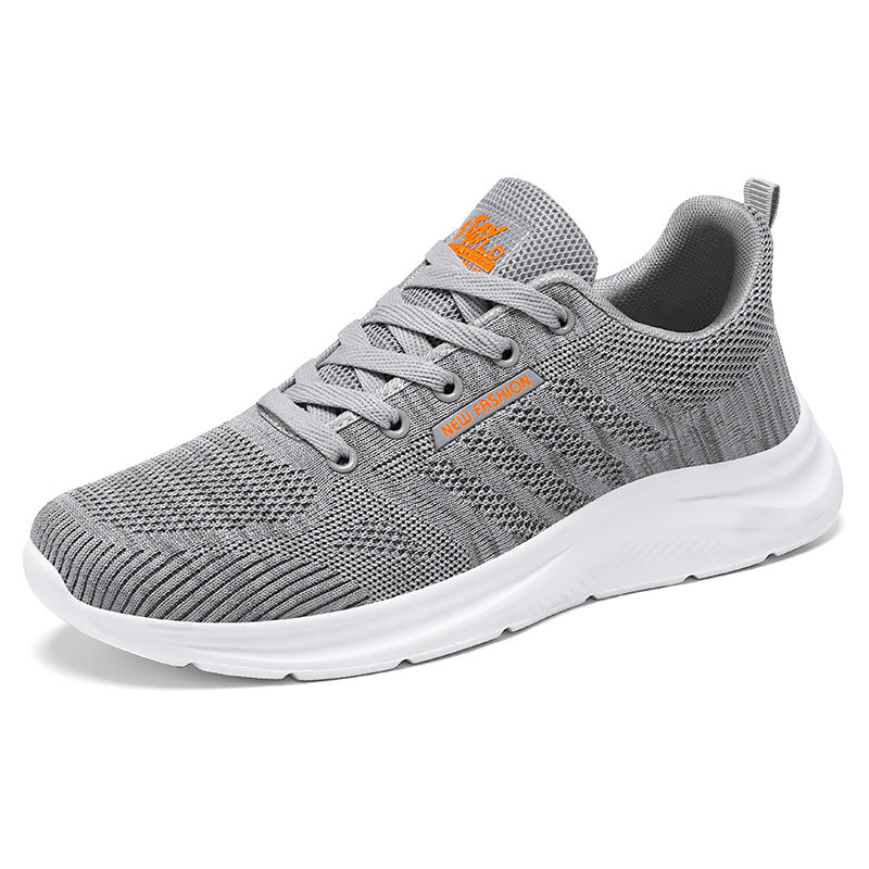 Damen nan atmungsaktive Strick-Komfort-Sneaker mit gepolstertem Fersenbereich und flexibler Leichtlaufsohle EB