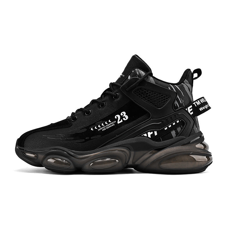Unisex futuristische Plateau-Sneaker mit sichtbaren Luftkapseln, verstärkter Fersenzone und anatomischer Innensohle EB
