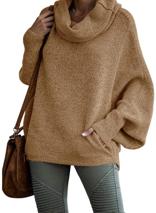Damen Kapuzensweater aus kuscheligem Strick EB