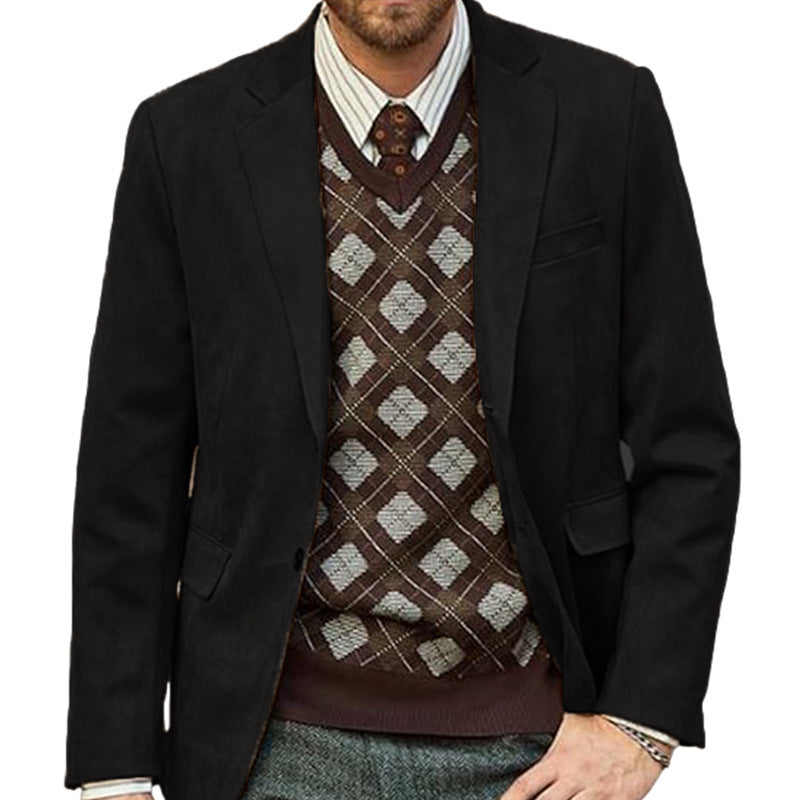 Herren eleganter Sportblazer mit modernem Schnitt und feinen Details EB