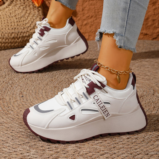 Damen Sportliche Sneaker mit atmungsaktiven Einsätzen EB