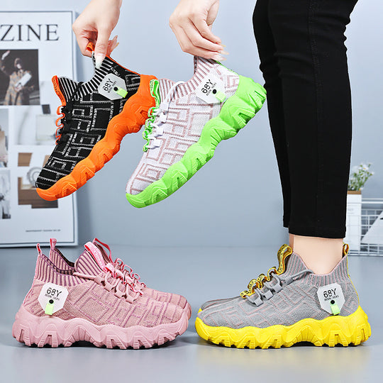Damen Bequeme und trendige Sockensneaker EB