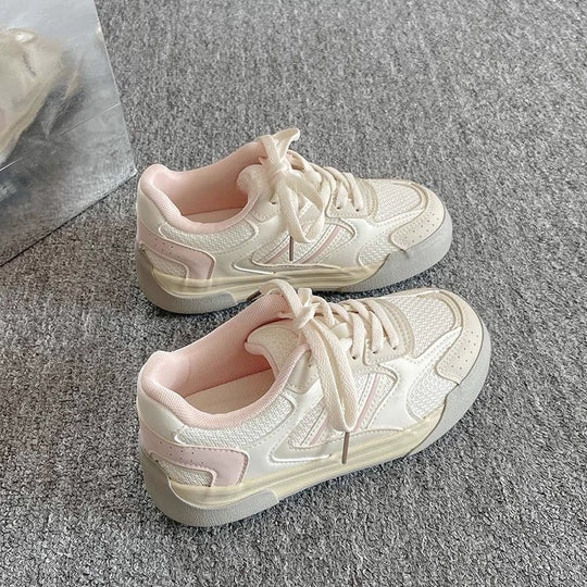 Damen Atmungsaktive Freizeit Sneaker mit weichem Innenfutter EB