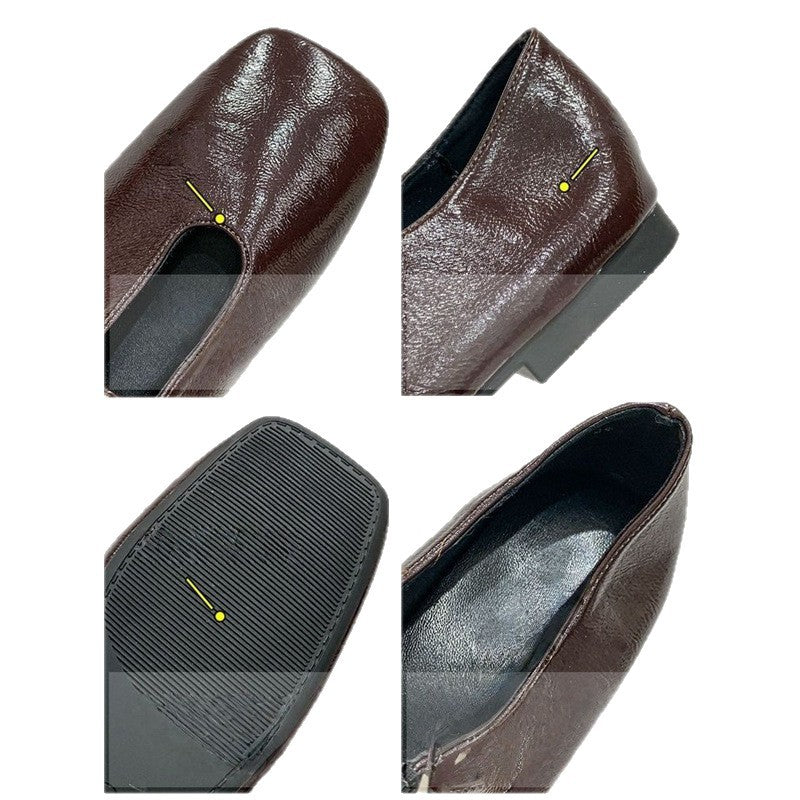 Damen elegante Ballerinas mit modischem Riemchen EB