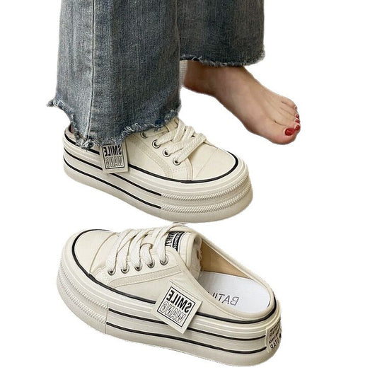 Damen Plattform-Sneaker mit lässiger Slip-On Konstruktion und strapazierfähiger Sohle EB