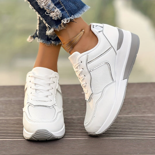 Damen Sportliche Sneakers mit modischem Design und rutschfester Sohle EB