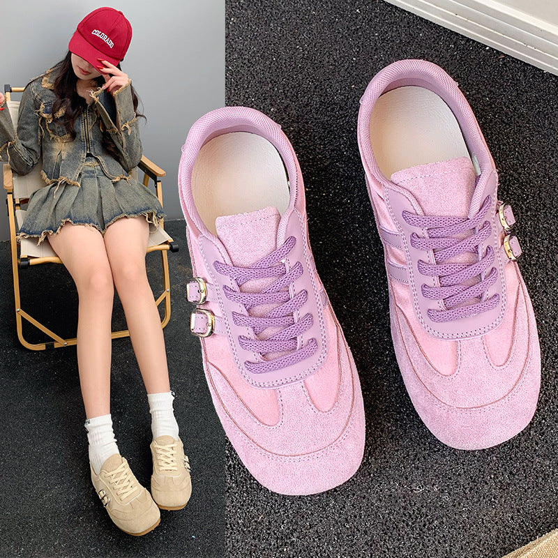 Damen Sportliche Sneakers mit hochwertigem Wildleder und ergonomischem Design EB