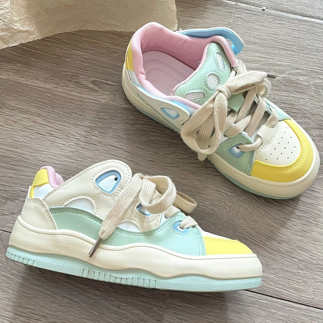 Damen Sportliche Sneakers mit innovativen Farbakzenten und atmungsaktiven Elementen EB