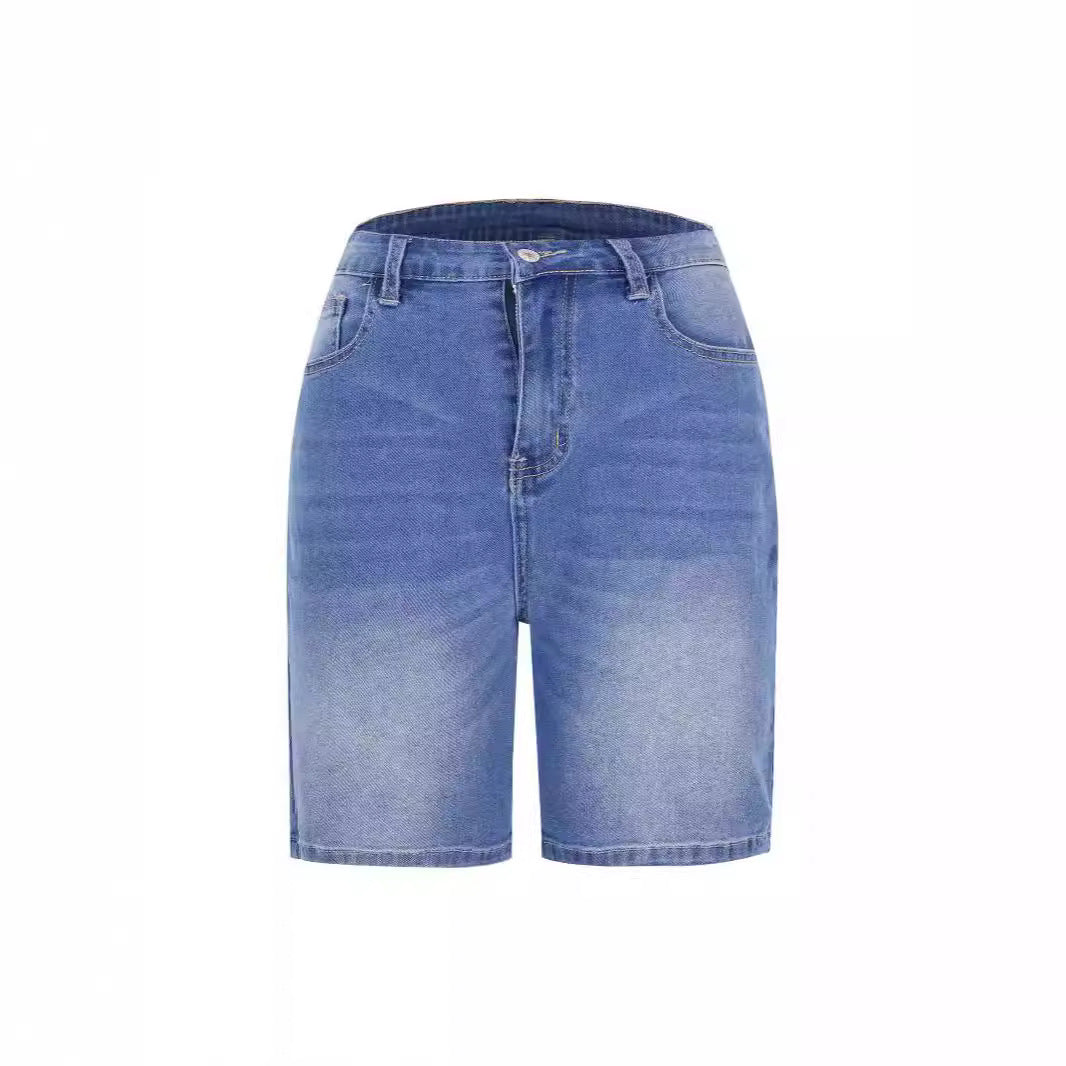 Damen Denim-Shorts mit lässigem Schnitt und lässigen Details EB