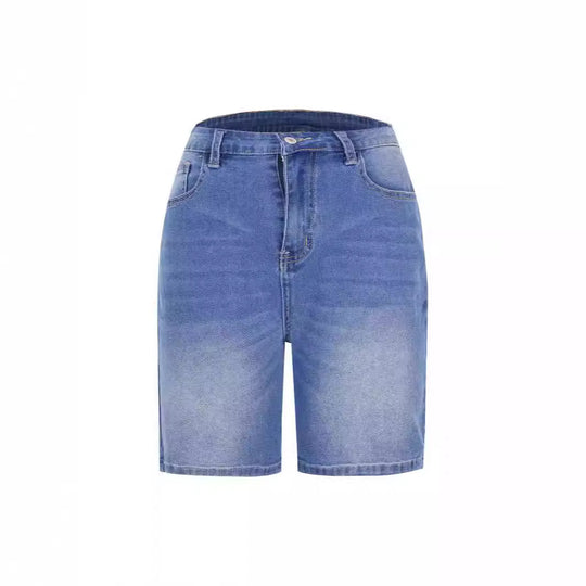 Damen Denim-Shorts mit lässigem Schnitt und lässigen Details EB