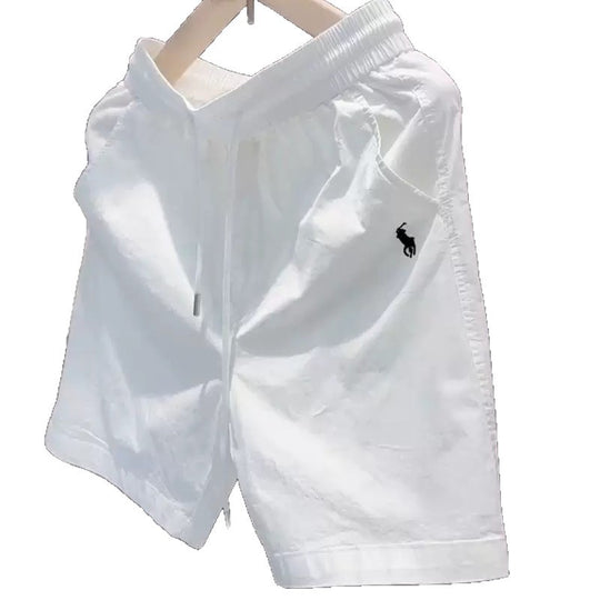 Herren leichte Freizeithose mit elastischem Bund und seitlichen Taschen EB