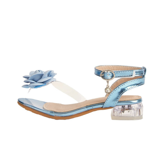 Mädchen Elegante Sandalen mit niedlichem Blumenmotiv EB