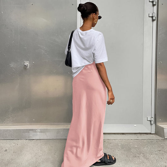 Damen Maxirock mit hohem Schnitt und seitlichem Schlitz EB