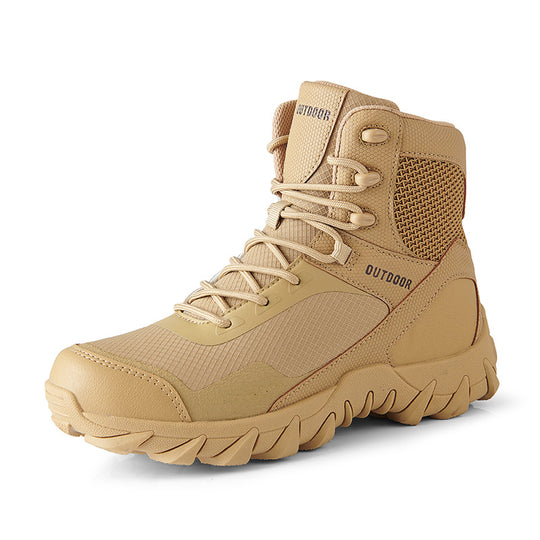 Herren strapazierfähige High-Top Outdoor-Schuhe mit rutschfester Sohle EB