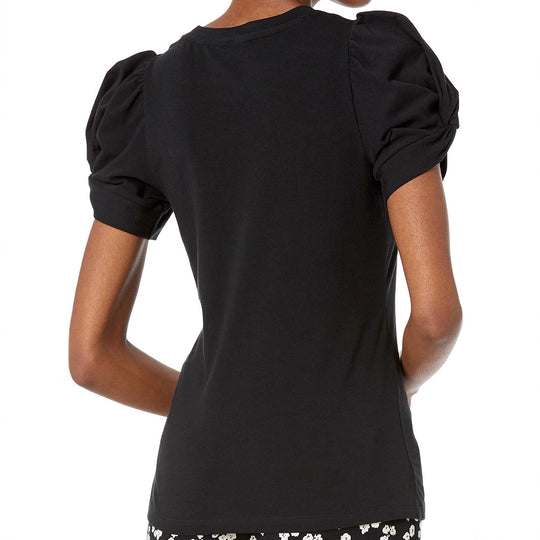 Damen Elegantes Oberteil mit Puffärmeln EB