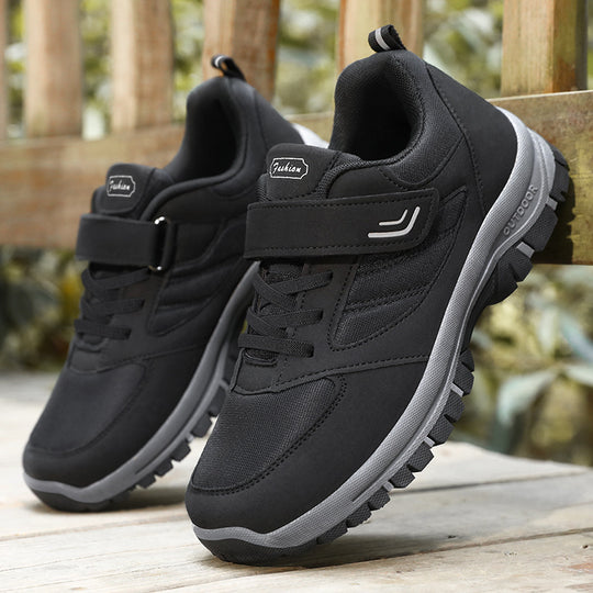 Damen Sportliche Sneakers mit verstellbarem Klettverschluss und rutschfester Außensohle EB