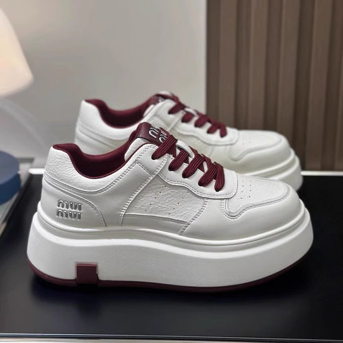 Damen Plateau Sneakers mit einzigartigem Obermaterial und nachhaltiger Sohle EB