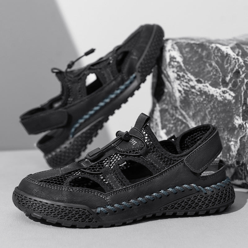Damen Freizeit-Sandalen mit verstellbarem Riemen und atmungsaktivem Obermaterial EB